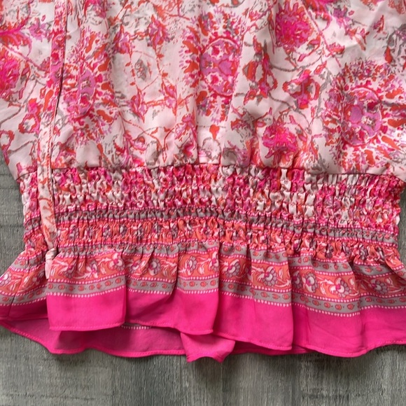 Rachel Zoe bright floral top - Picture 3 of 8